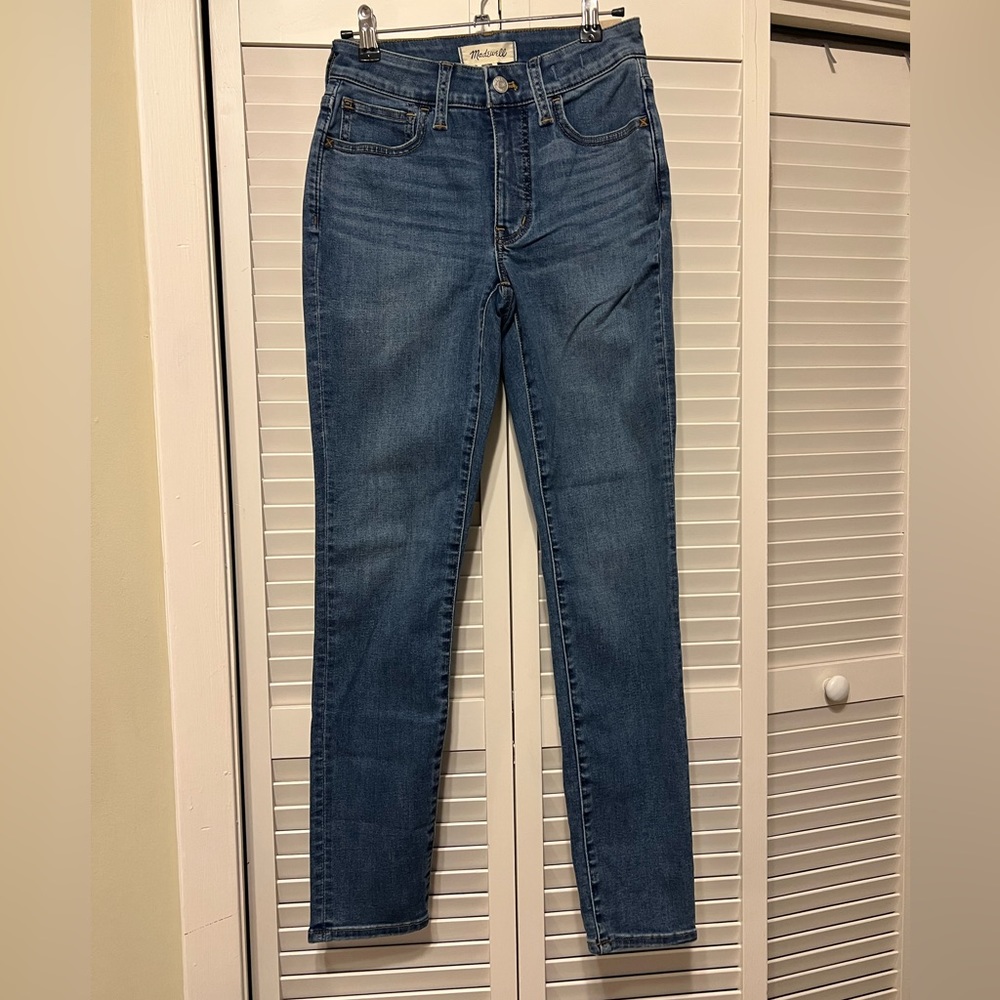 NWT Madewell Denim Curvy Mid-Rise Roadtripper Supersoft Skinny Jeans - SZ 24 👖